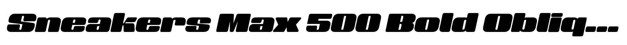 Sneakers Max 500 Bold Oblique image